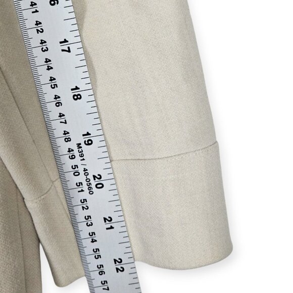 EPISODE Beige Wool Blend Two-Piece Blazer and Trouser Pant Suit Women's Size 2 - Picture 7 of 16